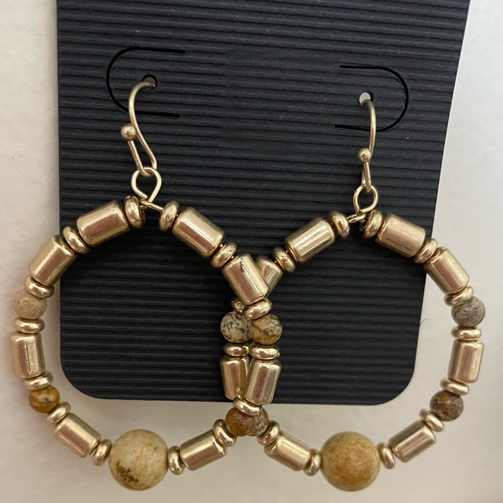 ❤️🎉Riley Beaded Hoop Earrings